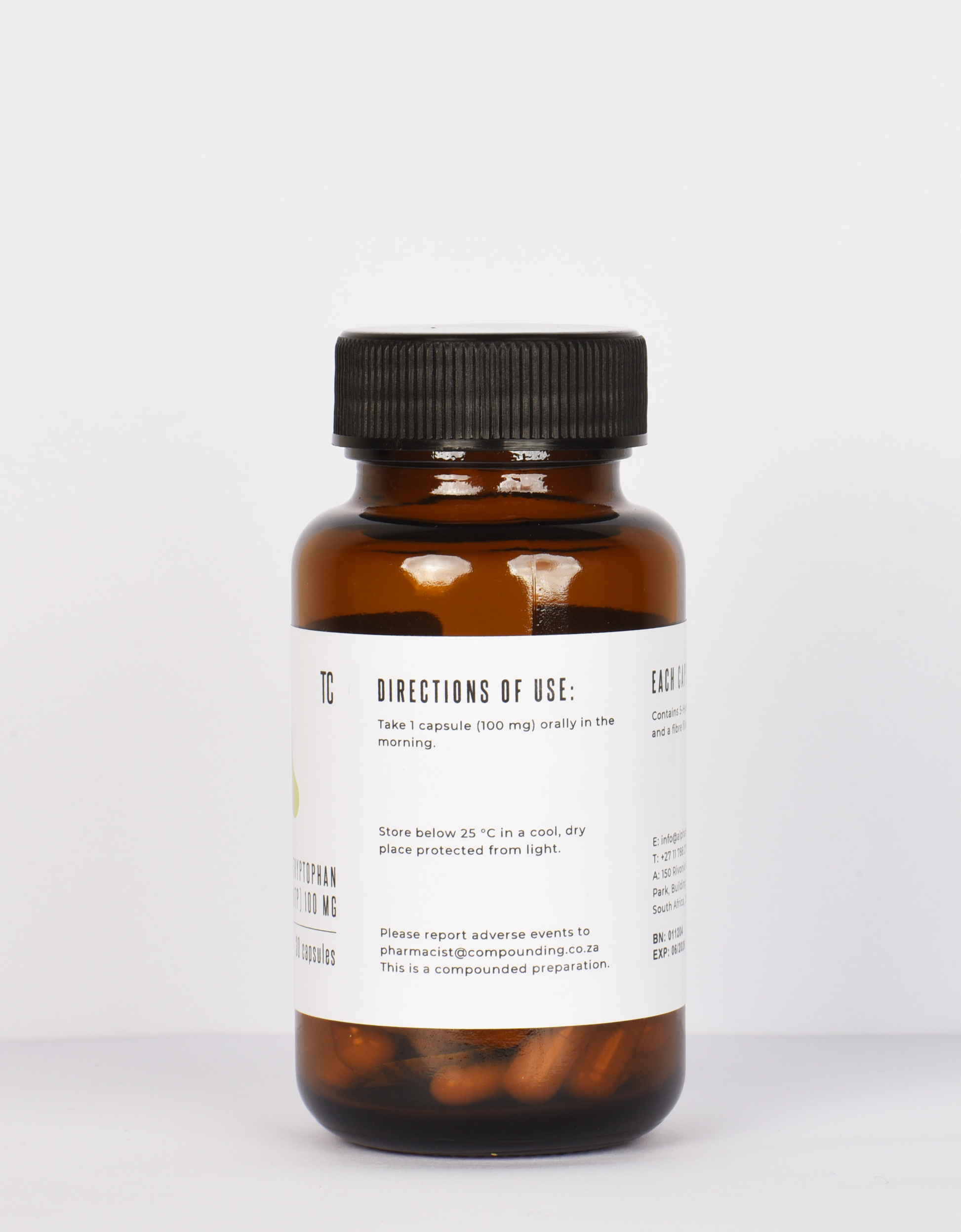 5-HTP 100 mg SR (60x Capsules) Directions of Use