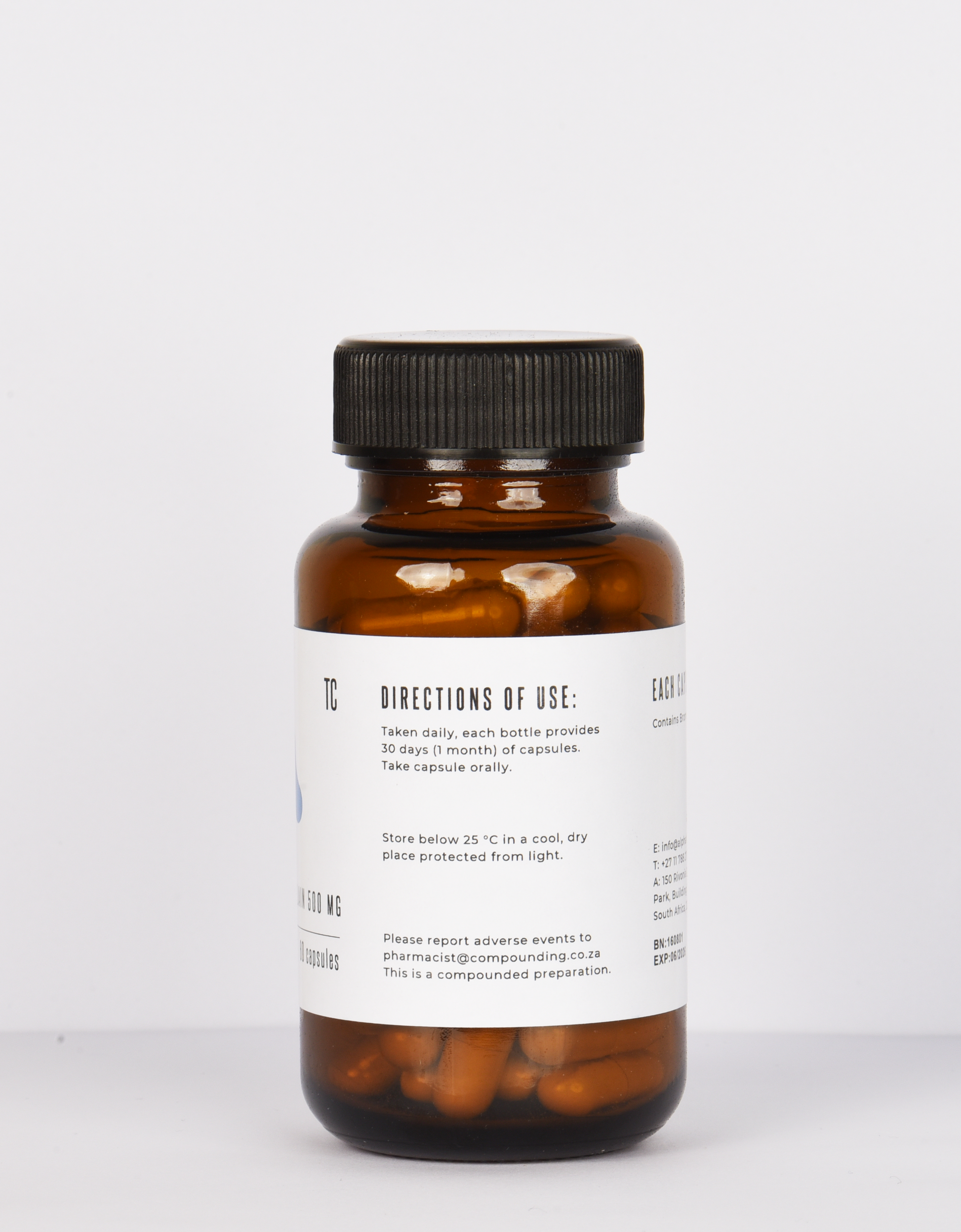 Bromelain 500 mg (60x Capsules) Directions of Use