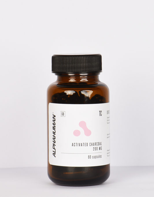 Activated Charcoal 200 mg (60x Capsules)