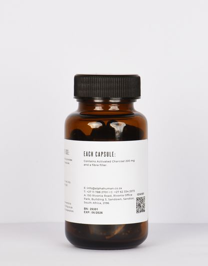 Activated Charcoal 200 mg (60x Capsules) Ingredients
