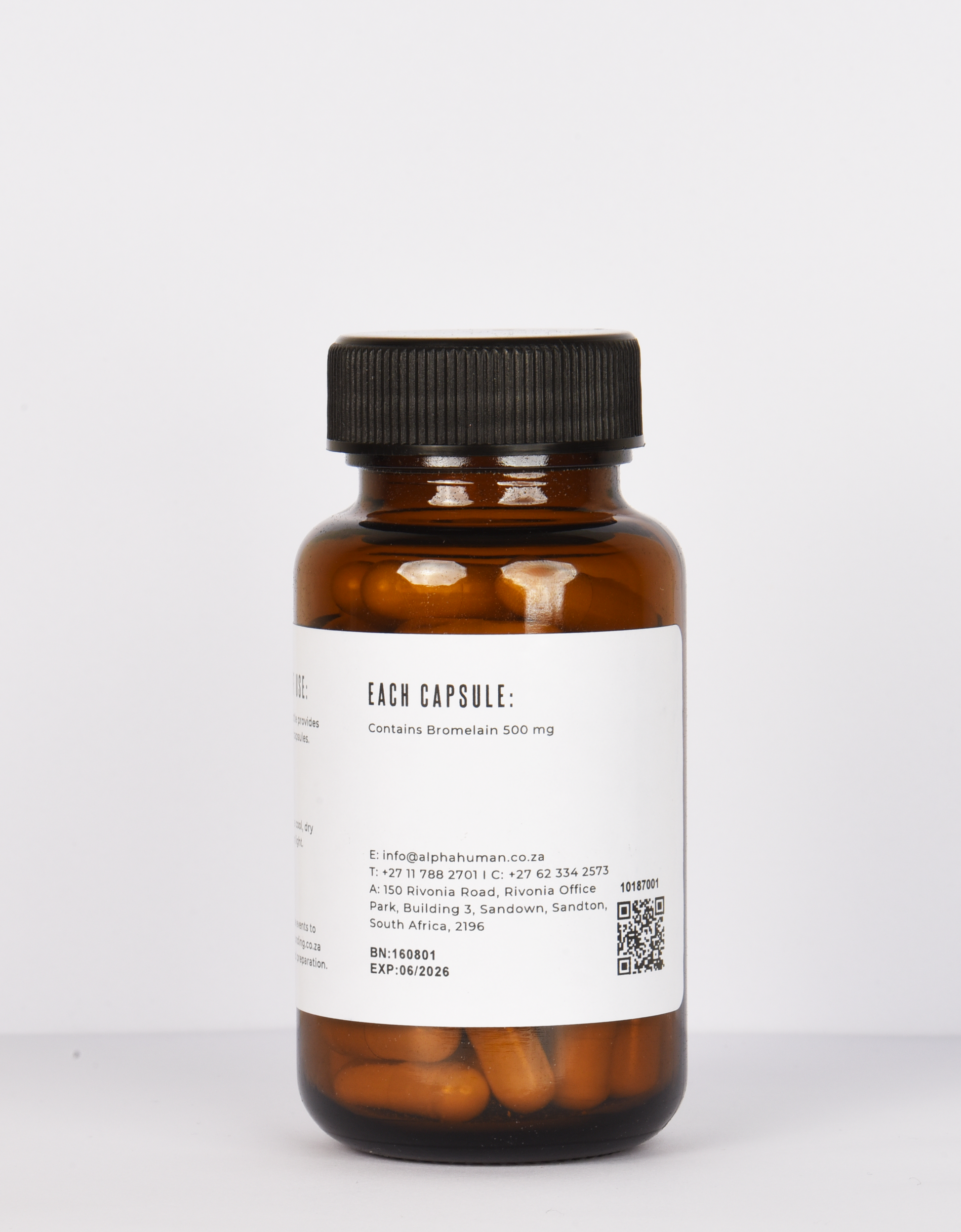 Bromelain 500 mg (60x Capsules) Ingredients