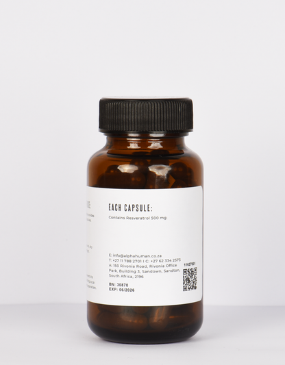 Resveratrol 500 mg (60x Capsules) Ingredients