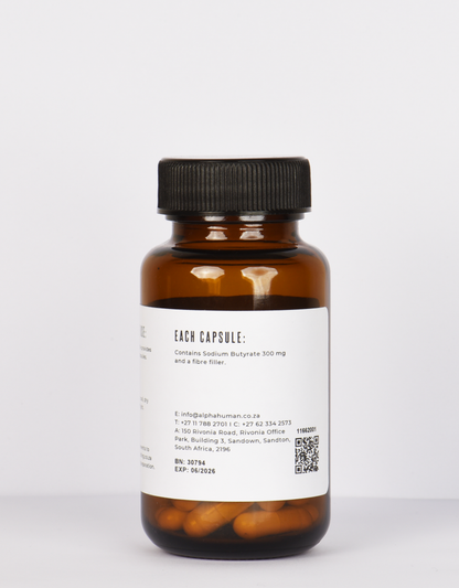 Sodium Butyrate 300 mg (30x Capsules) Ingredients
